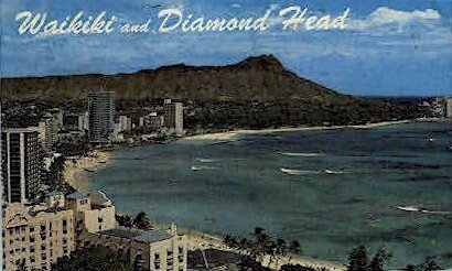 Waikiki & Diamond Head - Hawaii HI