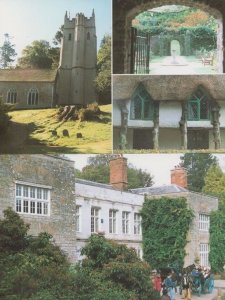 Cockington Court Visitors Arrive Taking Photo & Archway 2x Mint 1980s Postcard s