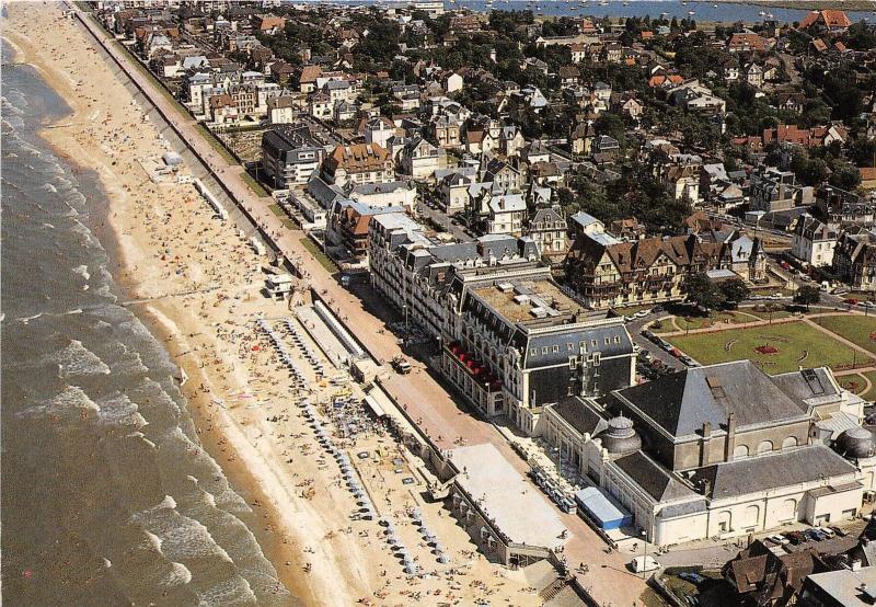 BR14459 Cabourg Vue aerienne de la plage   france