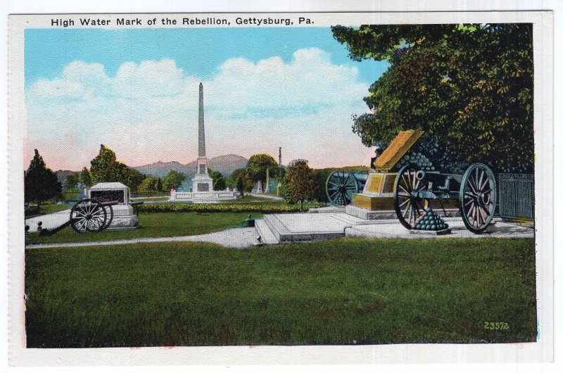 Gettysburg, Pa., High Water Mark of the Rebellion