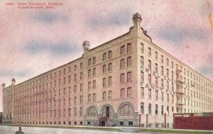 Vintage Postcard 1910's Oriel Furniture Factory Grand Rapids Michigan MI