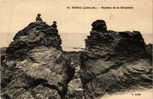 CPA PORNIC - Rochers de la Birochere (653981)