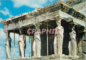 Postcard Modern Athens Portico of the Caryatids