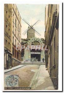 Paris (18th) Postcard The Old Moulin de la Galette (Mill)