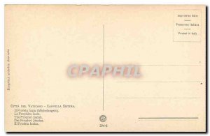 Old Postcard Citta del Vaticano Cappelle Sistina Michelangelo The Prophet Isaiah