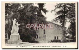 Old Postcard Domremy La Maison De Jeanne d & # 39Arc And Mercia Group