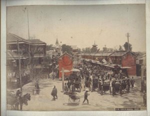 090637 JAPAN Asakusa Tokyo Buddhist-priest Vintage two PHOTOS