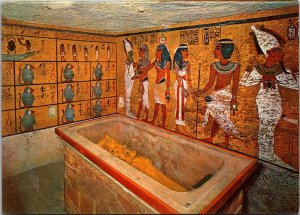 Egypt Cairo Egyptian Museum Tut Ankh Ammun Tomb Burial Chamber