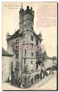 Old Postcard Luxeuil les Bains Tour De L & # 39Hotel Town