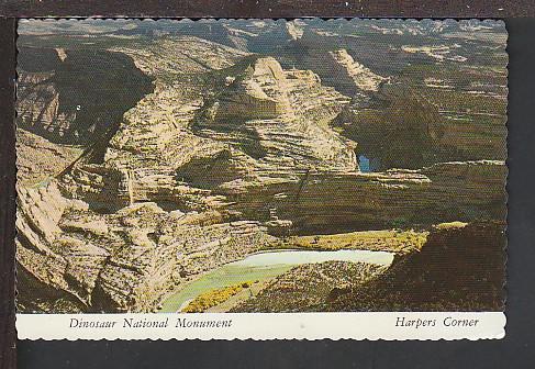 Dinosaur National Monument UT Postcard BIN 