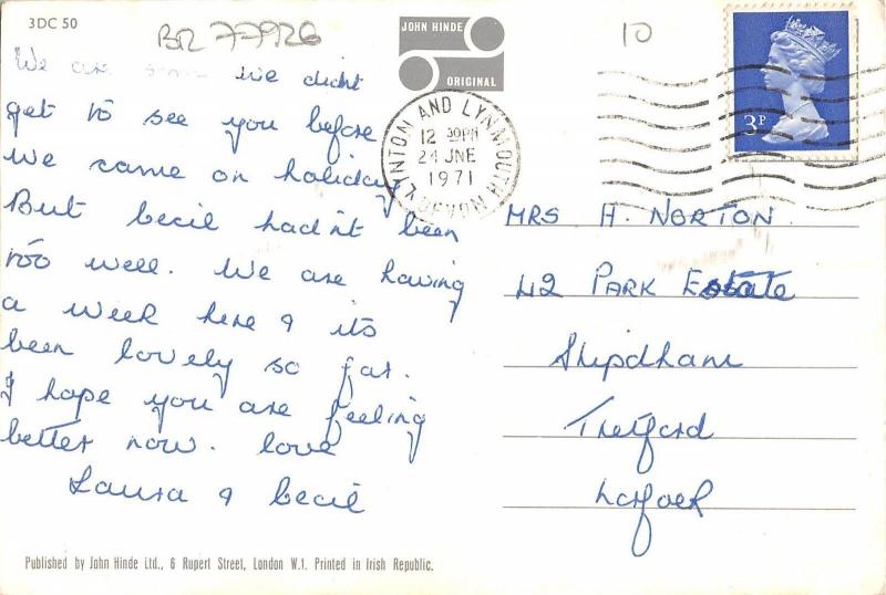 BR77926 lynton and lynmouth devon   uk   14x9cm