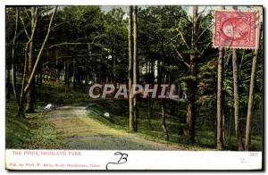 Postcard Old Pines Highland Park