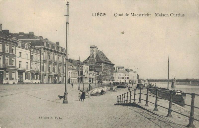 Belgie Liege Quai de Maestricht Maison Curtius 02.78