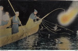 Japan , 1900-10s; Fishing at night