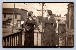 J87/ Urichsville Ohio RPPC Postcard c1910 Pretty Woman Opera House  235