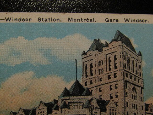 circa 1920's-Windsor Station- Montreal