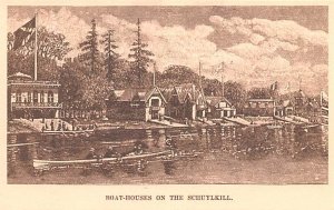 Boat-Houses on the Schuylkill Philadelphia, Pennsylvania PA  