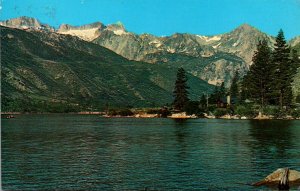 California The Crags Of Sawtooth Ridge As Seen From Twin Lakes Near Bridgepor...