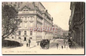 Paris Old Postcard The new fume