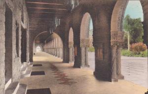 Arcade At Entrance To Memorial Church Stanford University Stanford California...