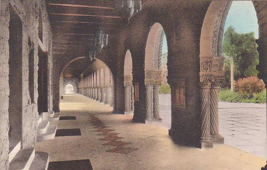 Arcade At Entrance To Memorial Church Stanford University Stanford California...