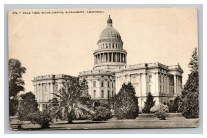 Vintage 1910's Postcard State Capitol Building Sacramento California