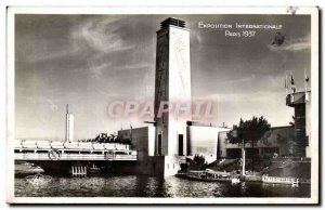Old Postcard Paris International Exhibition of 1937 Paris FLAG OF TOURISM