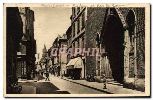 Postcard Old Church And Toulouse Rue Du Tour
