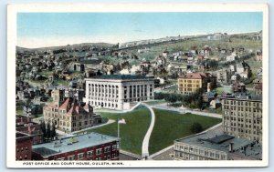 DULUTH, MN Minnesota ~  U.S. POST OFFICE & Court House 1919  Postcard