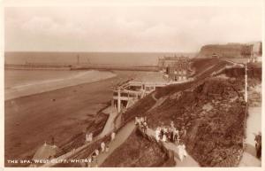 uk32362 the spa west cliff whitby real photo uk