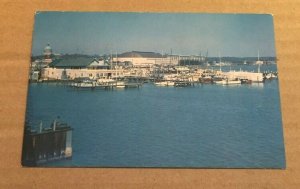 VINTAGE UNUSED POSTCARD - ANNAPOLIS YACHT CLUB, ANNAPOLIS, MARYLAND