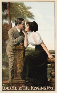 Romance - Lead me to the Kissing Post - c1908