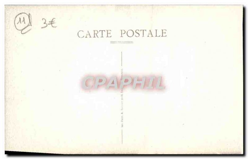 Old Postcard Cite De Carcassonne Strings poterne Barbican and St Nazaire