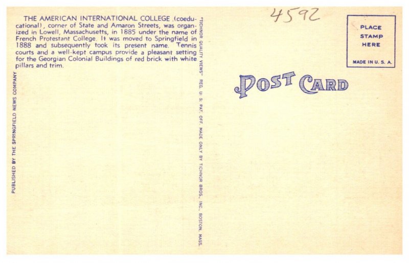 Massachusetts  Springfield American International College