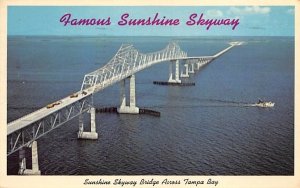 Sunshine Skyway Bridge Across Tampa Bay Misc, Florida