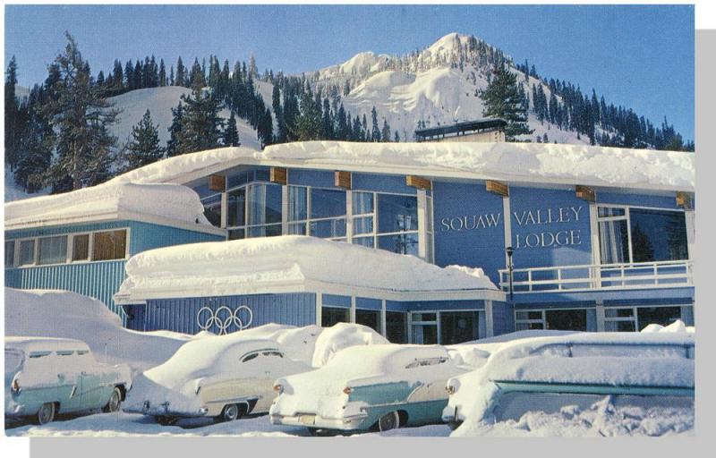 Lake Tahoe, California/CA Postcard, Squaw Valley Lodge