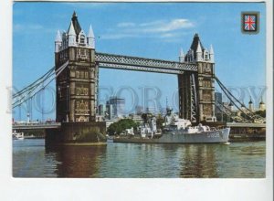 441234 Great Britain 1983 London Tower bridge RPPC to Germany advertising