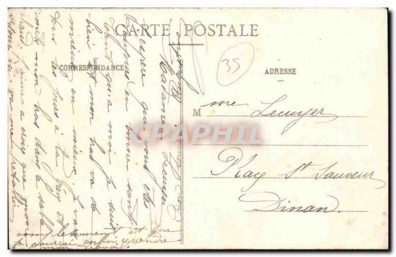 Postcard Old Saint Briac range of Salinette