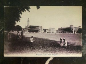 Mint Singapore Real Picture Postcard Cricket Club