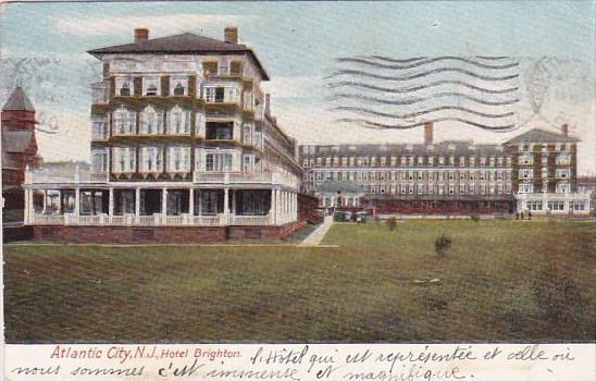 New Jersey Atlantic City Hotel Brighton 1908