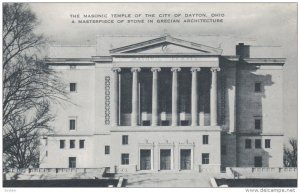 DAYTON, Ohio, 1930-1940's; The Masonic Temple