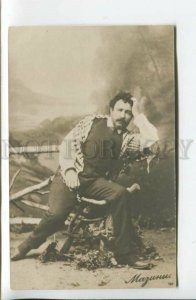 440088 Angelo MASINI Italian OPERA Singer Vintage PHOTO postcard