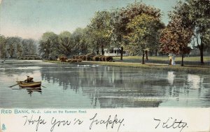 Lake On The Rumson Road, Red Bank, New Jersey, Early Postcard, Used in 1908