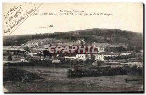 Old Postcard Camp De La Courtine Vue Generale of the 1st Army Brigade