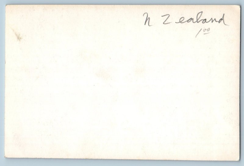 North New Zealand Postcard The Square Palmerstone c1940's RPPC Photo