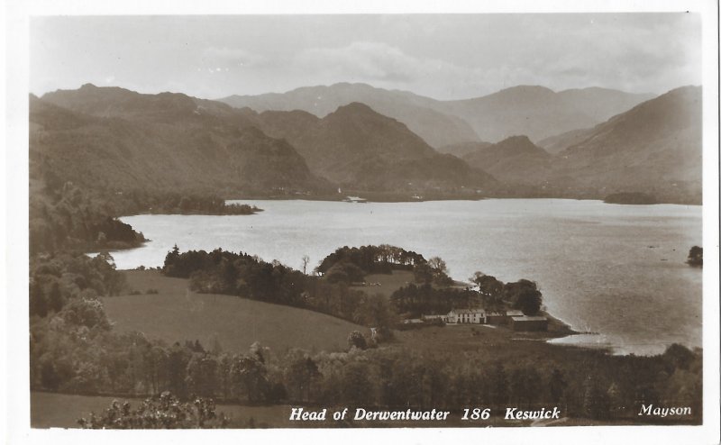 RPPC The Head of Derwentwater Keswick England Lake District United Kingdom