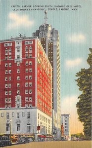 Olds Tower And Masonic Capitol Avenue  - Lansing, Michigan MI