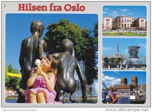 Norway Oslo Studenterlunden Stortinget Vigelandsparken & Raedhuset