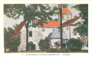 Quebec Canada Cap de la Madeleine The Shrine Ext View  WB  Postcard Unused