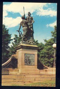 Pawtucket. Rhode Island/RI  Postcard, Civil War Monument, Park Place